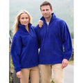 Royal - Side - Result Unlined Active 1-4 Zip Anti-Pilling Fleece Top