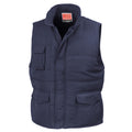 Navy Blue - Front - Result Mens Mid-Weight Bodywarmer Showerproof Windproof Jacket