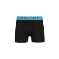 Blue-Black-Grey - Back - Crosshatch Mens Knightling MVE Boxer Shorts (Pack of 3)