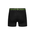 Green-Black-Grey - Side - Crosshatch Mens Knightling MVE Boxer Shorts (Pack of 3)