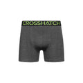 Green-Black-Grey - Lifestyle - Crosshatch Mens Knightling MVE Boxer Shorts (Pack of 3)