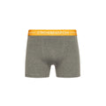 Charcoal Marl - Side - Crosshatch Mens Astral Boxer Shorts (Pack of 12)