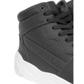 Grey - Side - Crosshatch Mens Arialva High Tops