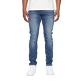 Mid Wash - Front - Duck and Cover Mens Overburg Tapered Jeans