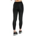 Black - Back - Lookus Womens-Ladies Cross Front Leggings