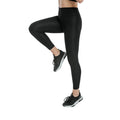 Black - Side - Lookus Womens-Ladies Cross Front Leggings