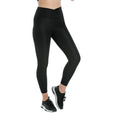 Black - Lifestyle - Lookus Womens-Ladies Cross Front Leggings