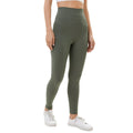 Forest Green - Front - Lookus Womens-Ladies Zelal Ribbed Leggings