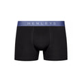 Black - Close up - Henleys Mens Blackiris Boxer Shorts (Pack of 5)