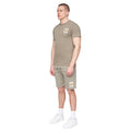 Dusty Olive - Side - Henleys Mens Aitchen Sweat Shorts