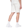 White - Back - Henleys Mens Aitchen Sweat Shorts