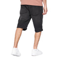 Black Wash - Back - Crosshatch Mens Tillforth Denim Casual Shorts