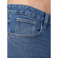 Stone Wash - Side - Crosshatch Mens Tillforth Denim Casual Shorts