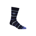 Black-Blue - Side - Duck and Cover Mens Raphous Socks (Pack of 3)