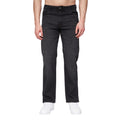 Black Wash - Front - Henleys Mens Breeze Straight Jeans