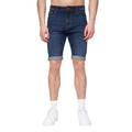 Dark Wash - Front - Henleys Mens Flex Denim Shorts