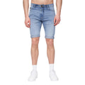 Light Wash - Front - Henleys Mens Flex Denim Shorts