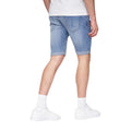 Light Wash - Back - Henleys Mens Flex Denim Shorts