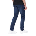 Dark Wash - Back - Henleys Mens Craze Comfort Straight Jeans