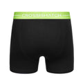 Black - Back - Crosshatch Mens Astral Bright Boxer Shorts (Pack of 5)