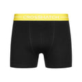 Black - Lifestyle - Crosshatch Mens Astral Bright Boxer Shorts (Pack of 5)