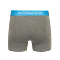 Charcoal Marl - Back - Crosshatch Mens Astral Bright Boxer Shorts (Pack of 5)