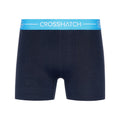 Navy - Side - Crosshatch Mens Astral Bright Boxer Shorts (Pack of 3)