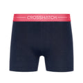 Navy - Pack Shot - Crosshatch Mens Astral Bright Boxer Shorts (Pack of 3)