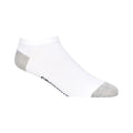 White - Back - Crosshatch Mens Vitalwhite Trainer Socks (Pack of 5)