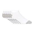 White - Front - Crosshatch Mens Vitalwhite Trainer Socks (Pack of 5)