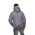 Charcoal - Back - Ringspun Mens Max Jacket