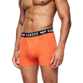 Orange - Back - Kandor Mens Bambers Bamboo Boxer Shorts (Pack of 5)