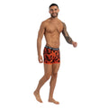 Yellow - Side - Kandor Mens Florid Boxer Shorts (Pack of 7)