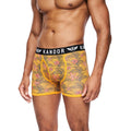 Yellow - Back - Kandor Mens Florid Boxer Shorts (Pack of 7)