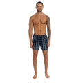 Blue - Lifestyle - Kandor Mens Nightling Woven Boxer Shorts (Pack of 6)