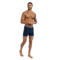 Blue - Close up - Kandor Mens Lingo Boxer Shorts (Pack of 5)