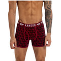 Red - Lifestyle - Kandor Mens Lingo Boxer Shorts (Pack of 5)