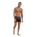 Black - Side - Kandor Mens Lingo Boxer Shorts (Pack of 5)