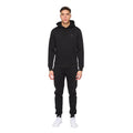 Black - Front - Duck and Cover Mens Merchell Hoodie And Joggers Set