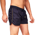 Navy - Side - Crosshatch Mens Royalties Swim Shorts