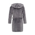 Grey Marl - Back - Crosshatch Mens Backdraw Hooded Robe