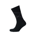 Black-Navy Blazer-Charcoal Marl - Back - Life & Glory Mens Richmond Socks (Pack of 7)