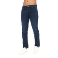 Dark Wash - Front - Crosshatch Mens Lampoons Slim Jeans