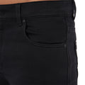 Black - Pack Shot - Crosshatch Mens Lampoons Slim Jeans