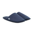 Navy - Front - Crosshatch Mens Slipfort Slippers