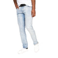 Light Wash - Front - Crosshatch Mens Cadman Straight Jeans