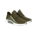 Olive - Front - Crosshatch Mens Nimbus Trainers