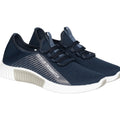 Navy - Front - Crosshatch Mens Nimbus Trainers