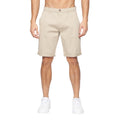 Beige - Front - Crosshatch Mens Sinwood Chino Shorts