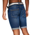 Mid Wash - Lifestyle - Crosshatch Mens Reestier Denim Shorts